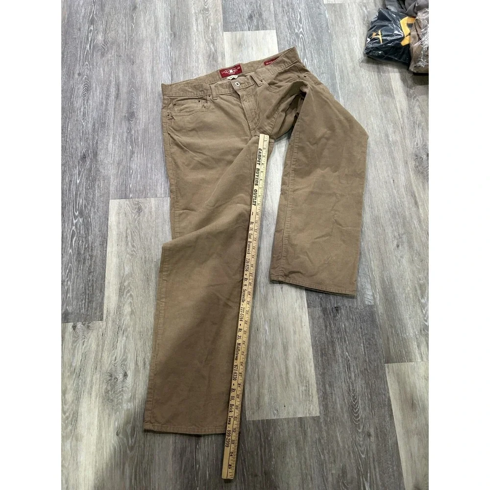Lucky Brand Vintage‎ 361 Corduroy Pants Men's 36x32 Khaki Straight Leg 5 Pocket